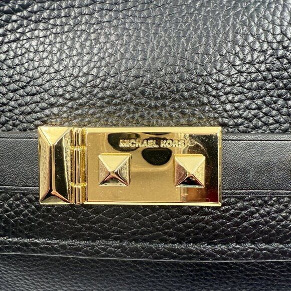 Michael Kors Addison Black Leather Backpack - NWT - Picture 7 of 11